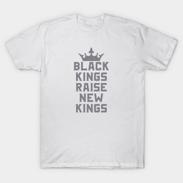 Black Kings Raise New Kings | African American | Afrocentric T-Shirt by UrbanLifeApparel